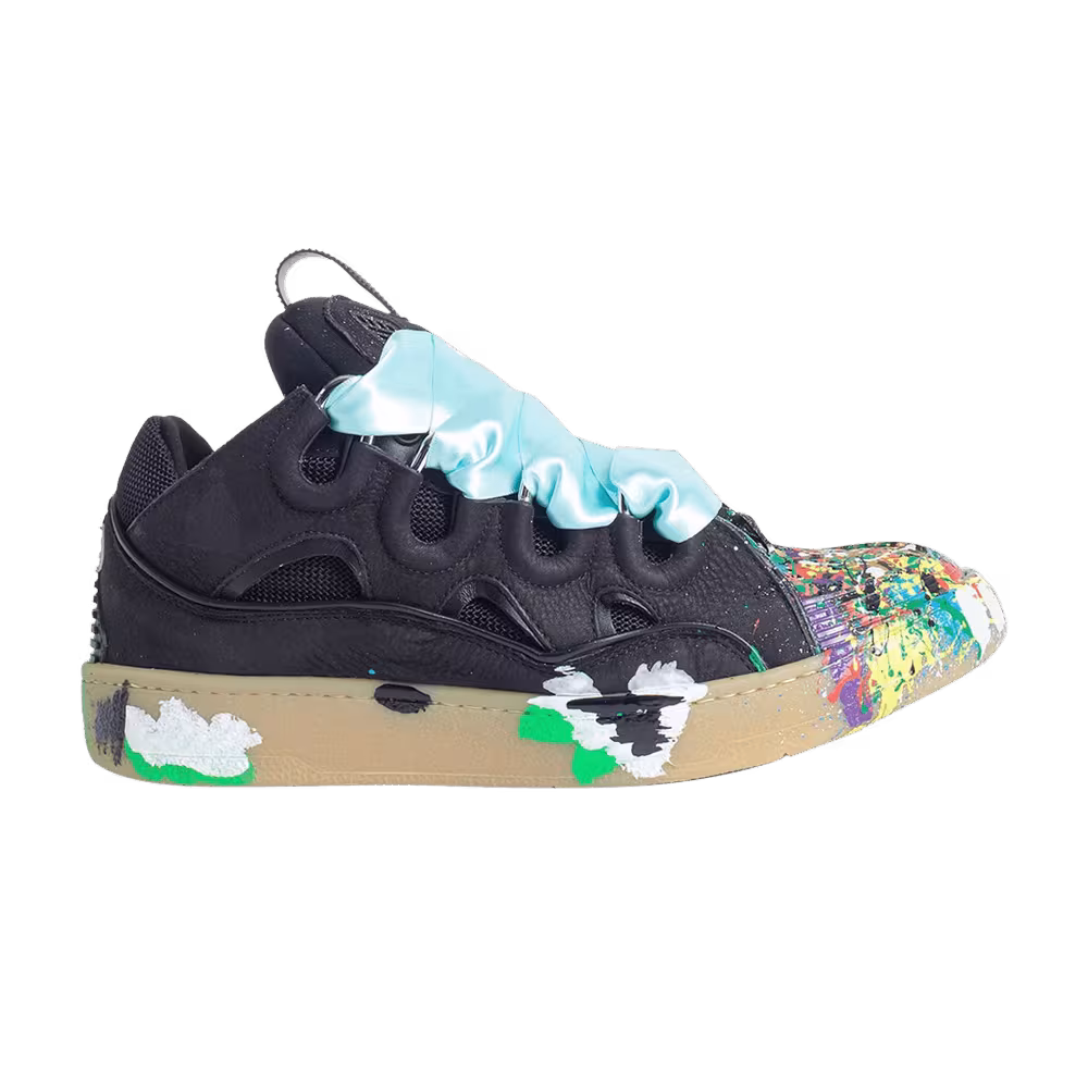 Gallery Dept. x Lanvin Women's Curb Light Sneakers Paint Drip - Black