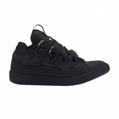 Lanvin Curb Sneakers 'Black Glitter'
