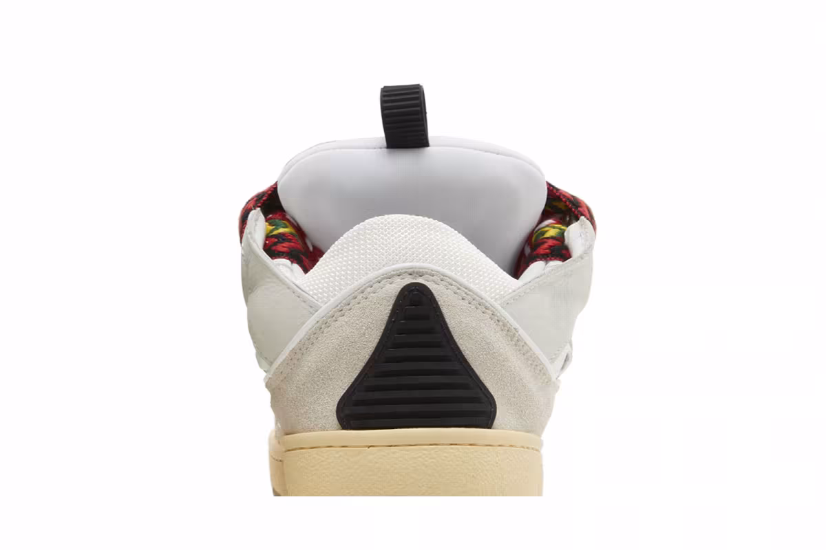 Lanvin Women's Curb Sneakers White 2022, view 8