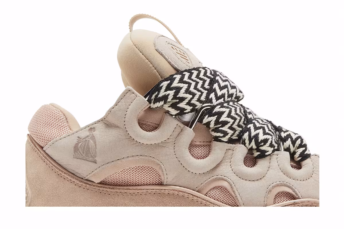 Lanvin Curb Sneakers Pink, view 3