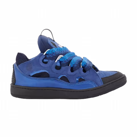 Lanvin Curb Sneakers 'Metallic - Majorelle Blue'