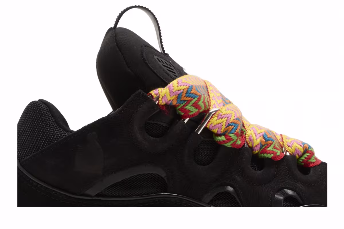 Lanvin Curb Sneakers Black, view 3
