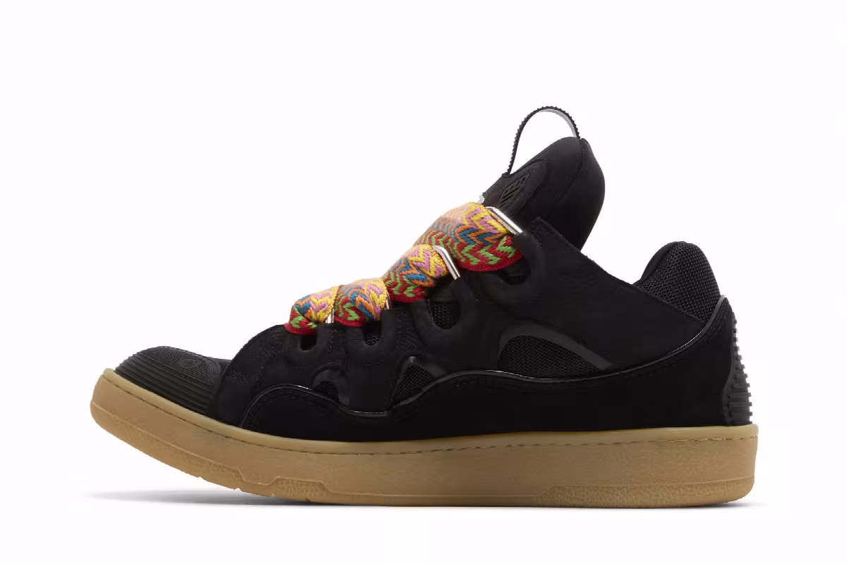 Lanvin Curb Sneakers Black, view 4