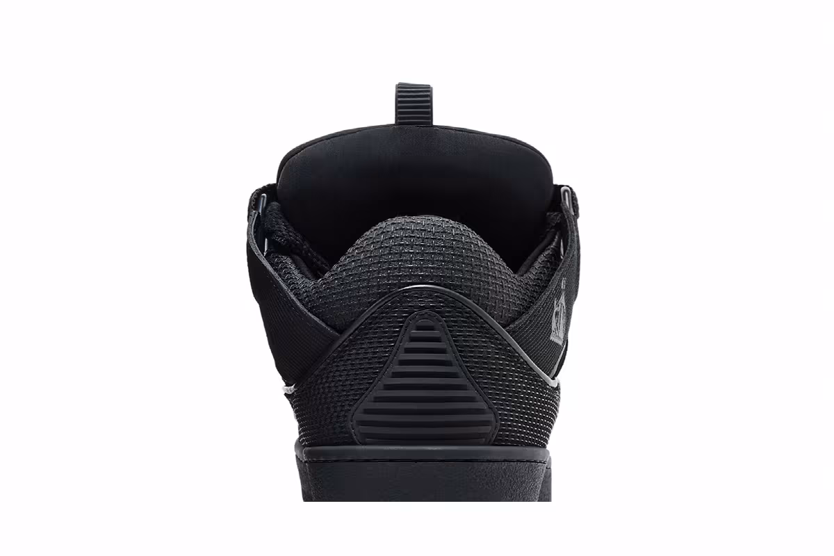 Lanvin Curb Sneakers Metallic Effect - Black, view 8