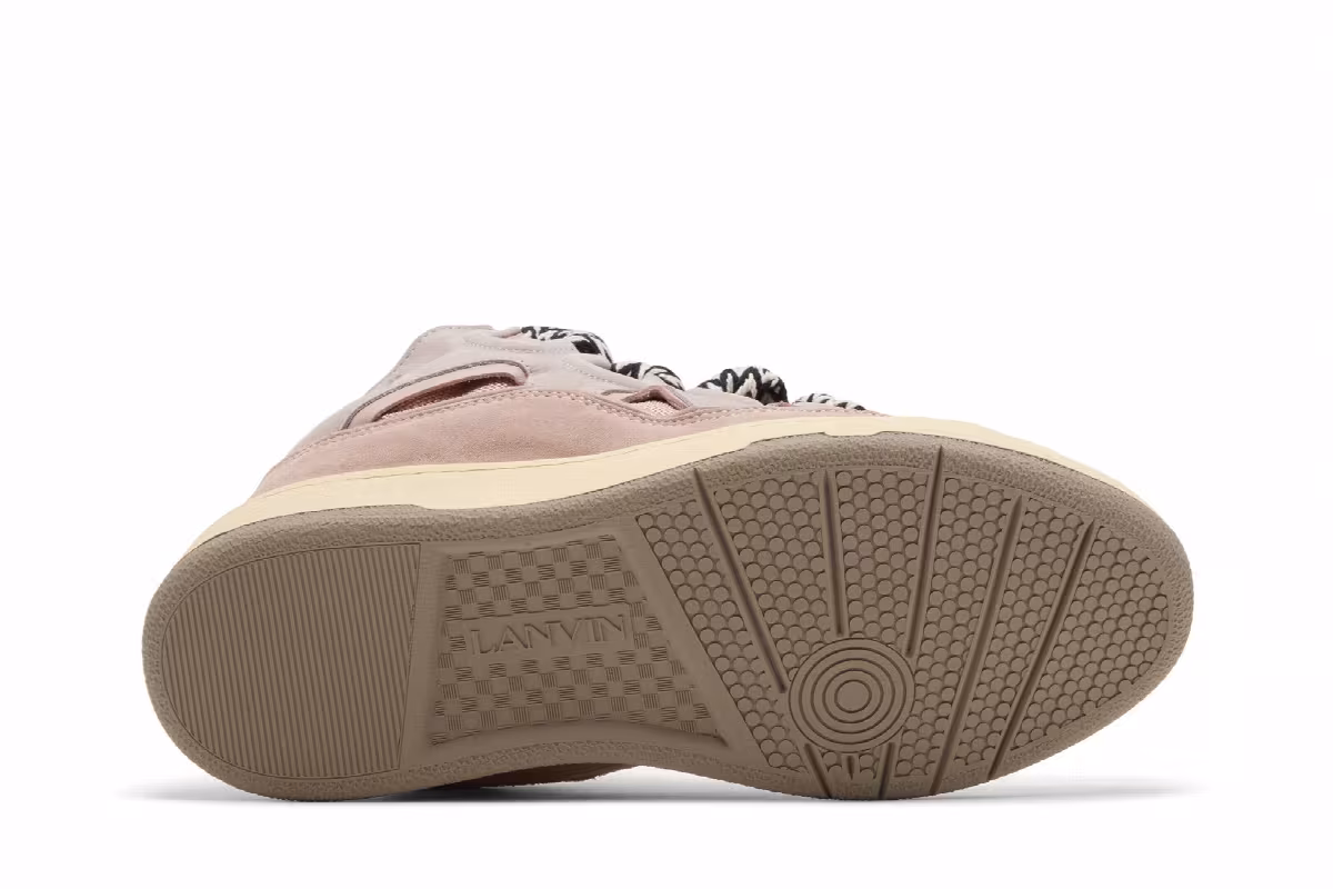 Lanvin Curb Sneakers Pink, view 5