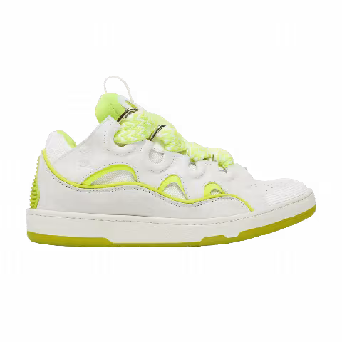 Lanvin Curb Sneakers 'White Fluo Yellow'