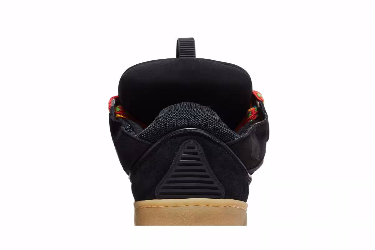 Lanvin Curb Sneakers Black Gum, view 8