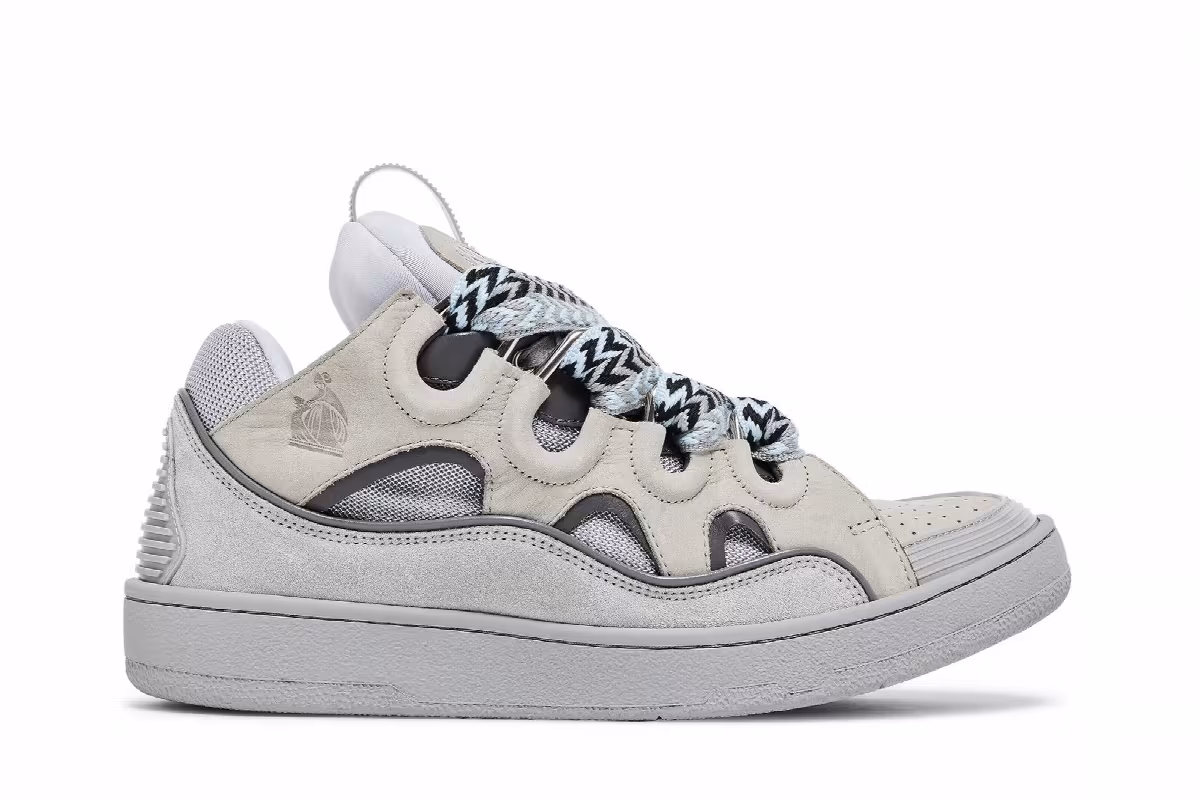 Lanvin Curb Sneakers Grey, view 2