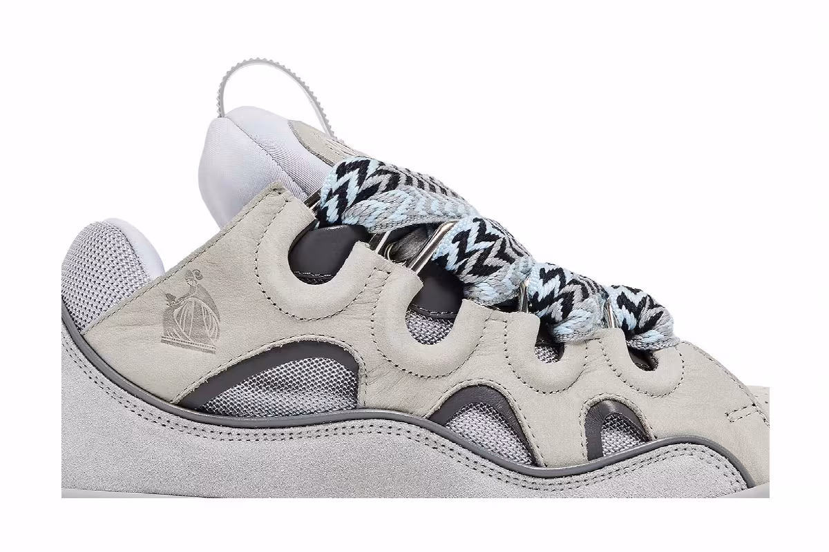 Lanvin Curb Sneakers Grey, view 3