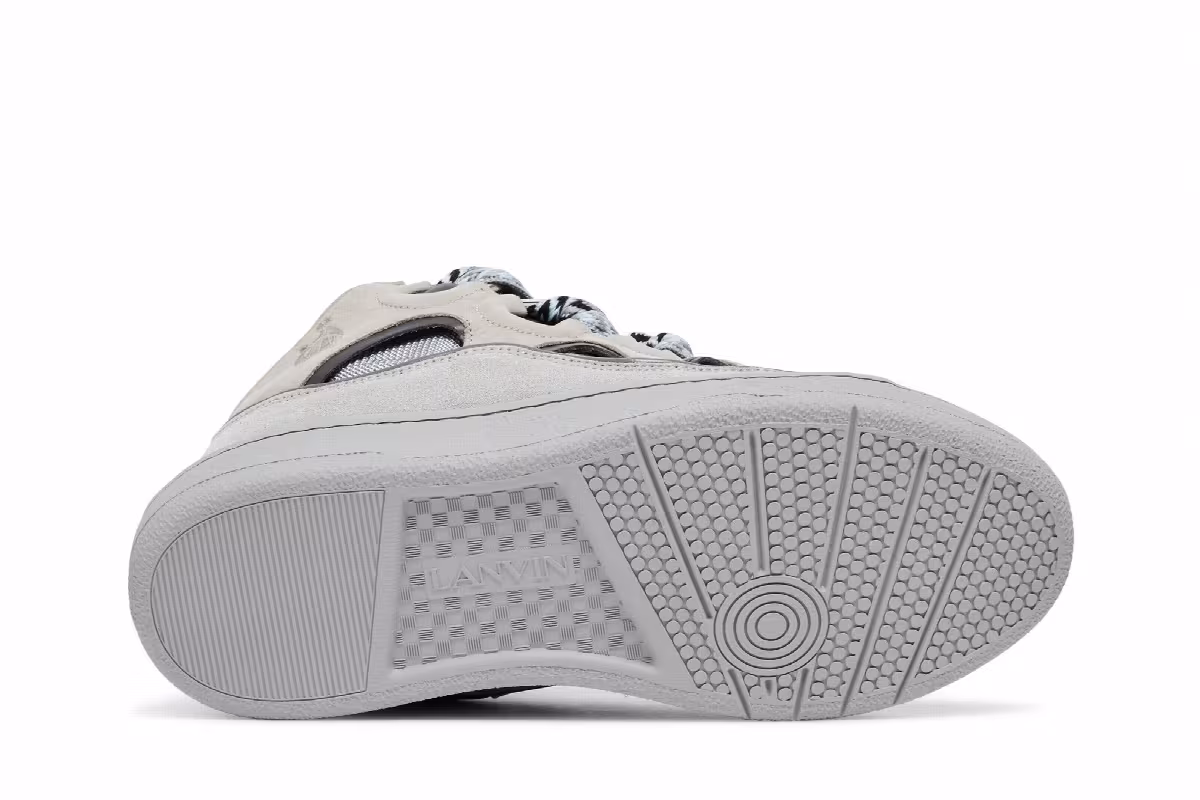 Lanvin Curb Sneakers Grey, view 5
