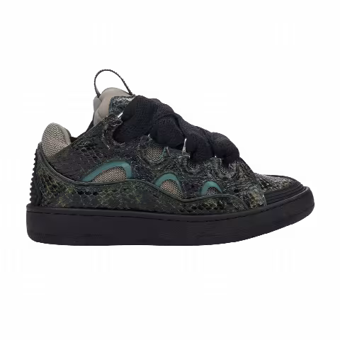 Lanvin Wmns Curb Sneakers 'Green Python'