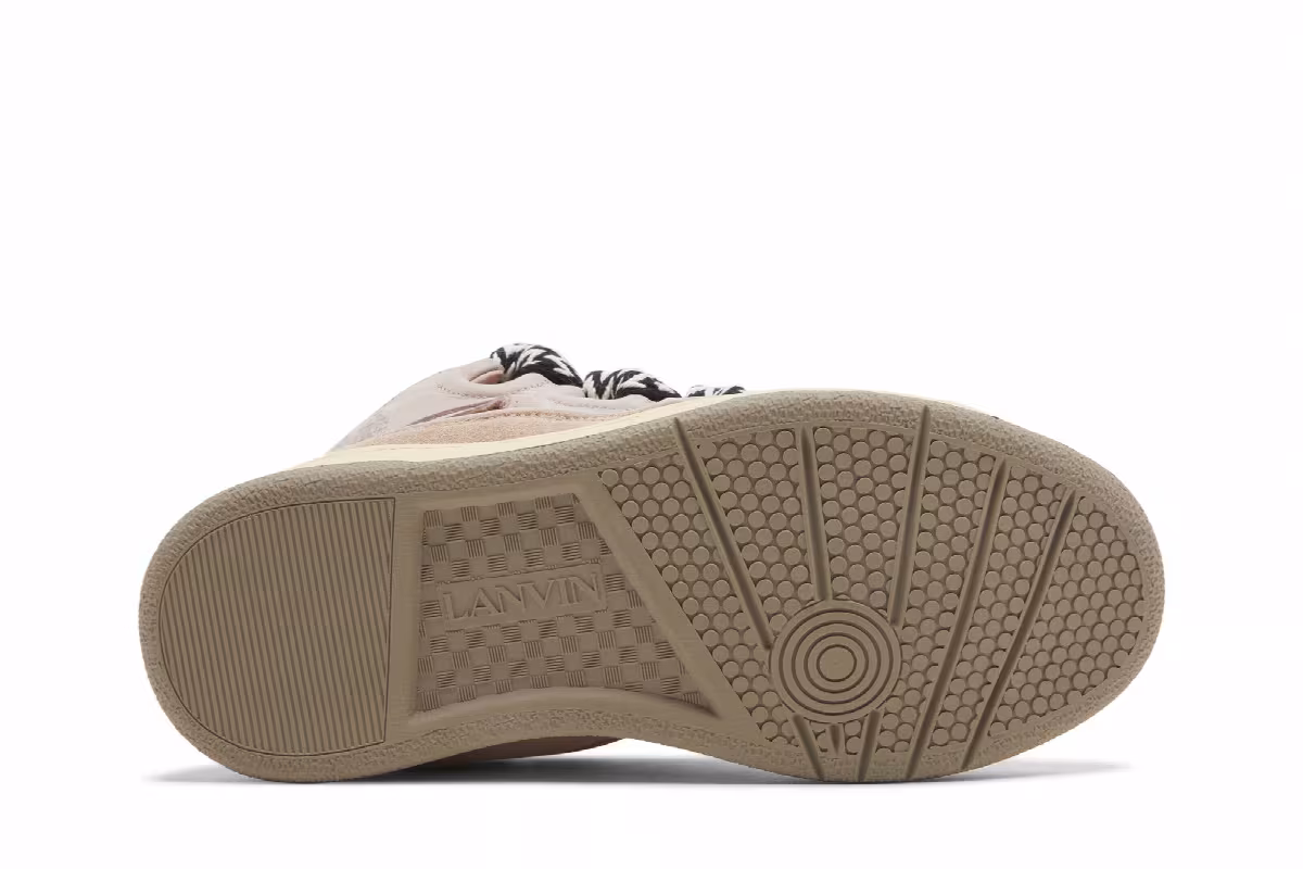Lanvin Women's Curb Sneakers Pale Pink, view 5