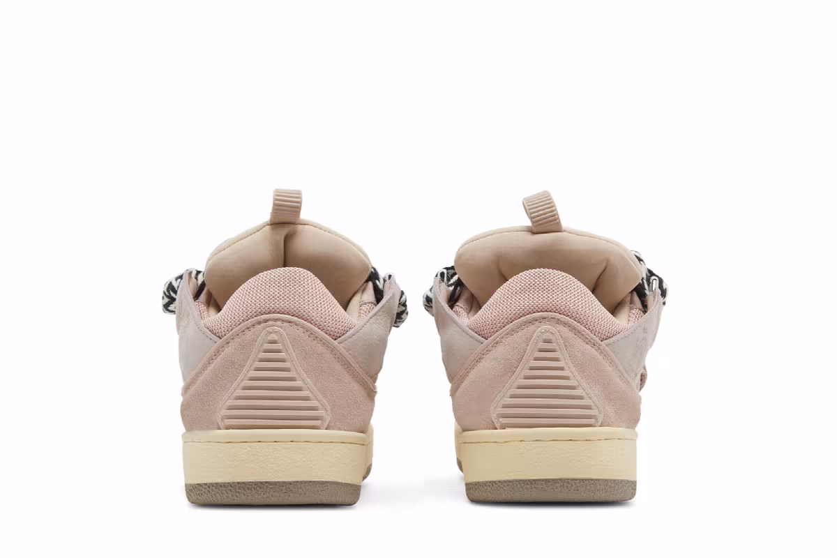 Lanvin Women's Curb Sneakers Pale Pink, view 7