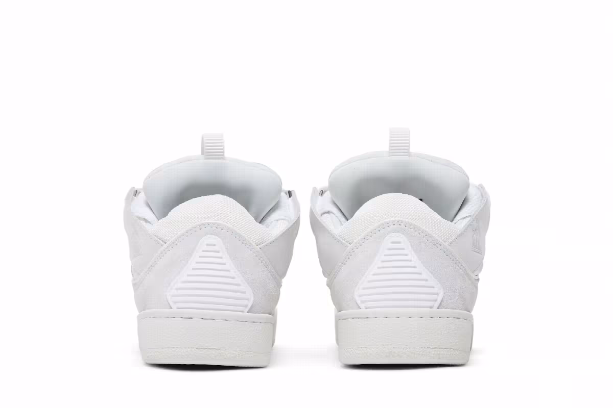 Lanvin Women's Curb Sneakers White, view 7