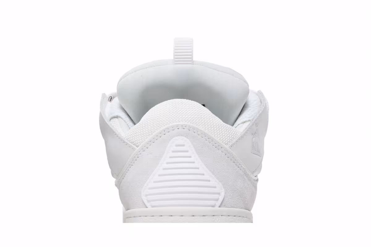 Lanvin Women's Curb Sneakers White, view 8