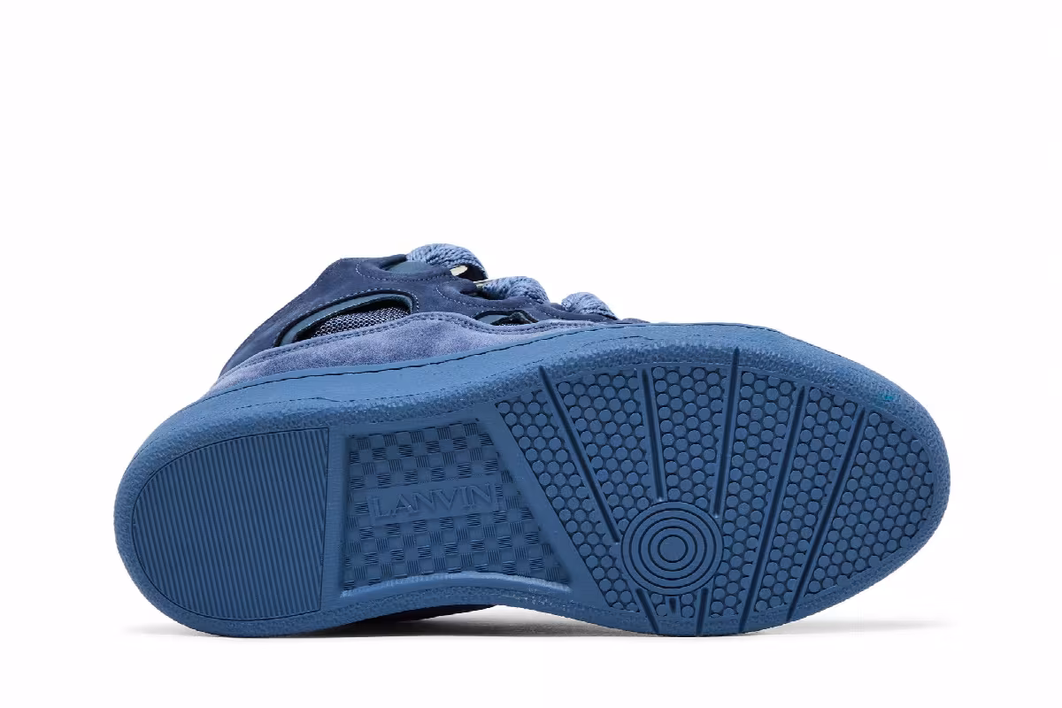 Lanvin Curb Sneakers Monochrome - Cornflower, view 5