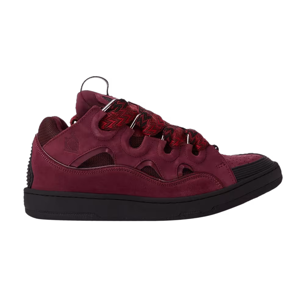Lanvin Curb Sneakers Burgundy