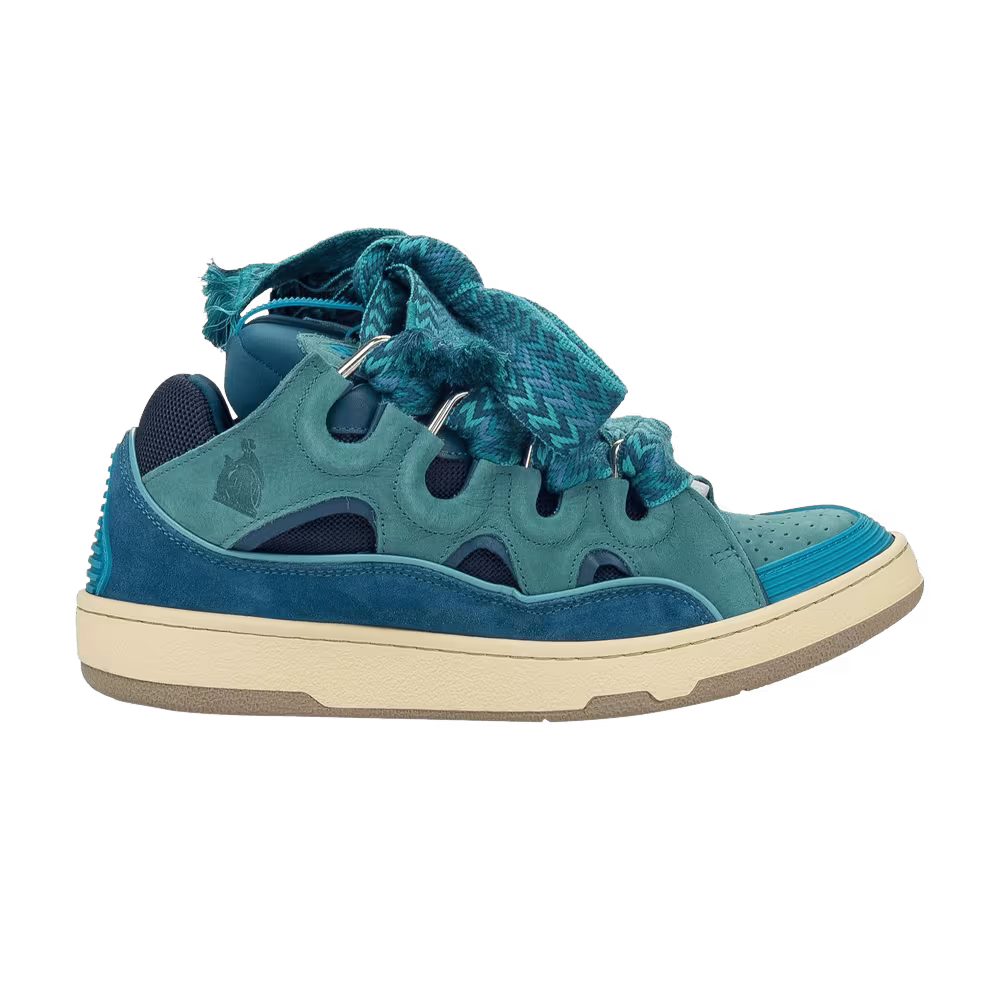 Lanvin Curb Sneakers Turquoise
