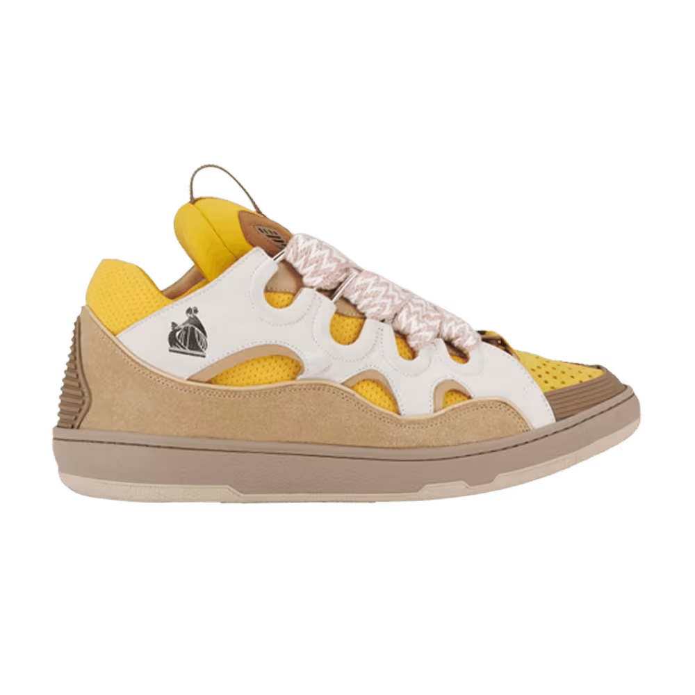 Lanvin Curb Sneakers Beige
