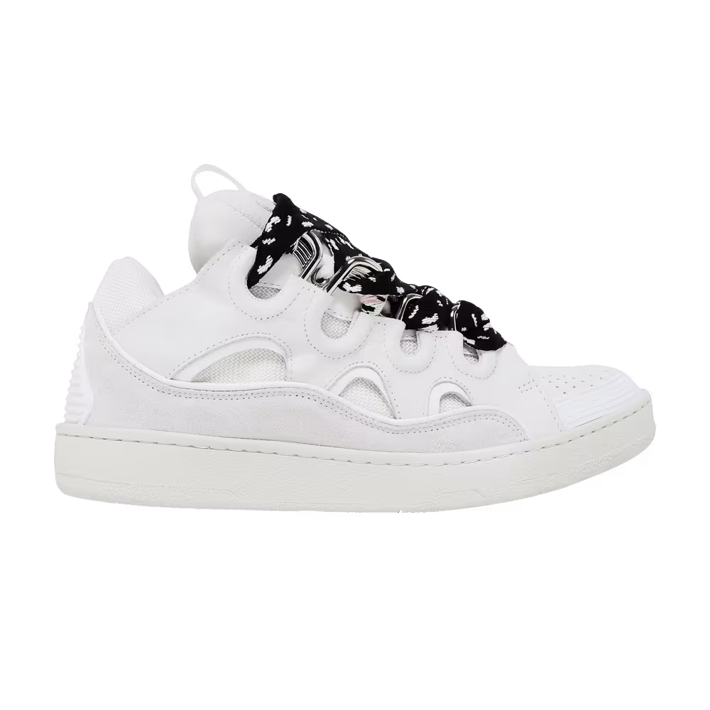 Lanvin Curb Sneakers White
