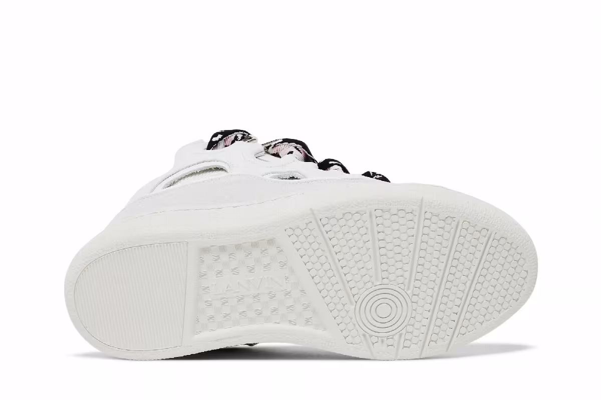 Lanvin Curb Sneakers White, view 5