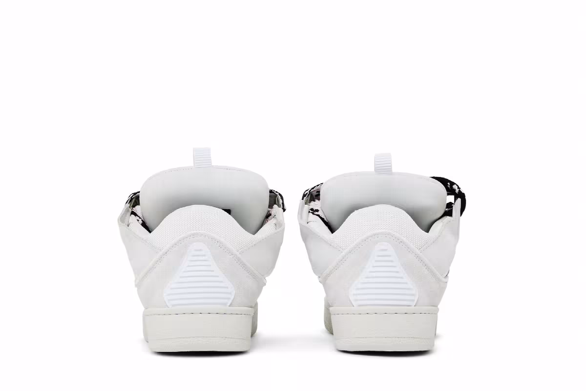 Lanvin Curb Sneakers White, view 7