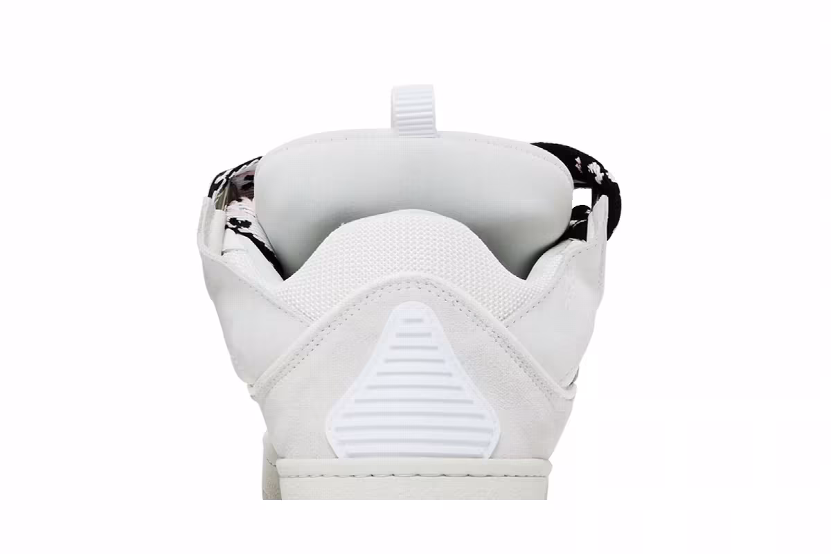Lanvin Curb Sneakers White, view 8