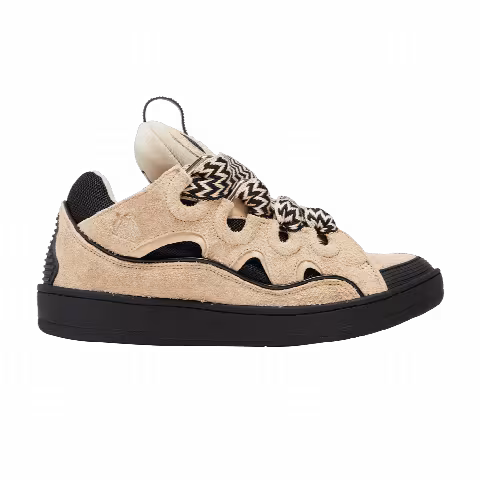 Lanvin Curb Sneakers 'Light Brown Black'