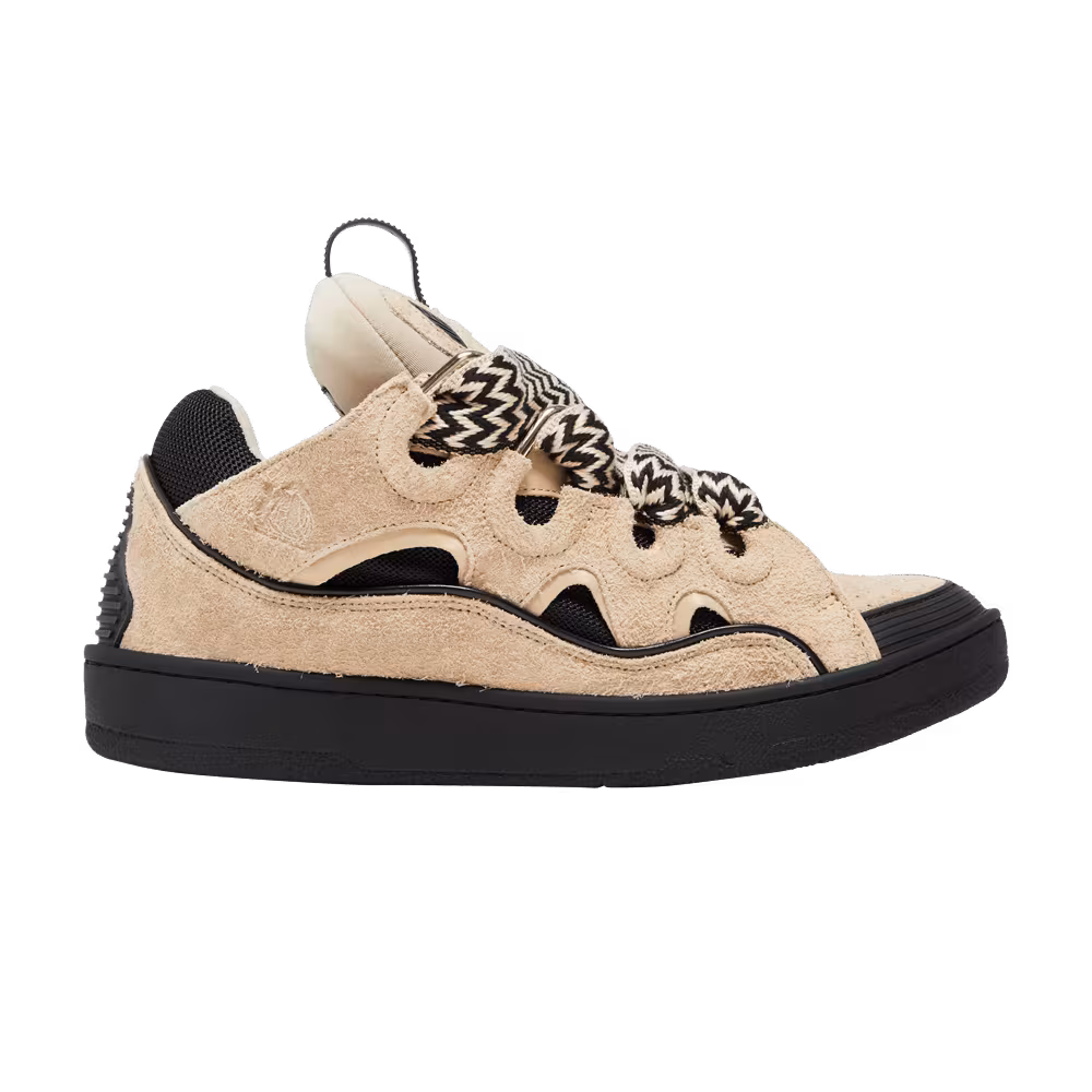 Lanvin Curb Sneakers Light Brown Black