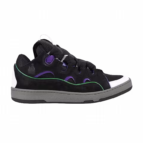 Lanvin Curb Sneakers 'Black Purple'