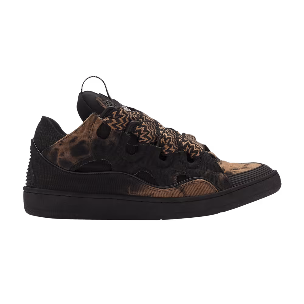 Lanvin Curb Sneakers Black Beige