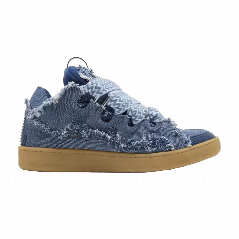 Lanvin Curb Sneakers 'Frayed Denim'