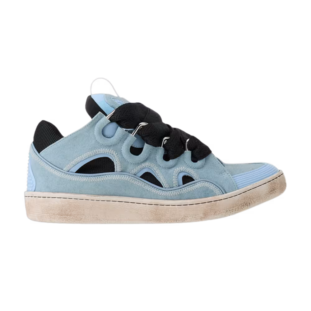 Lanvin Curb Sneaker Blue Amber