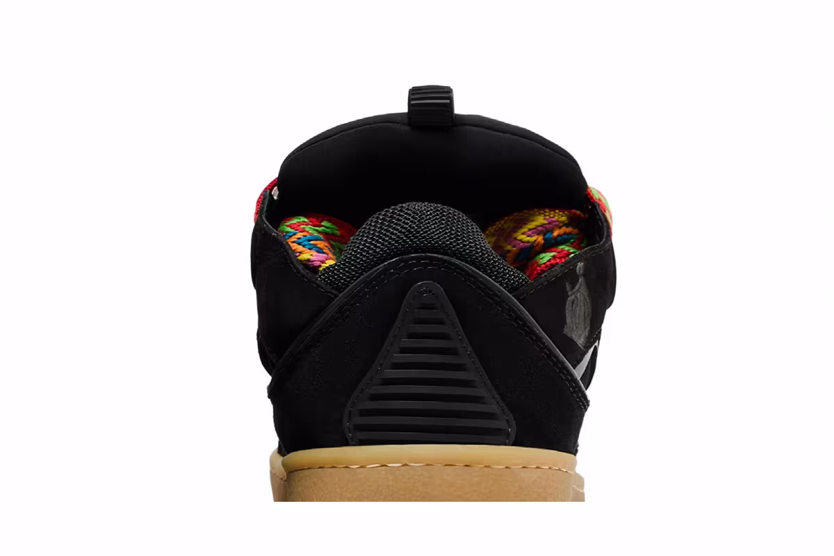 Lanvin Women's Curb Sneakers Black Gum, view 8