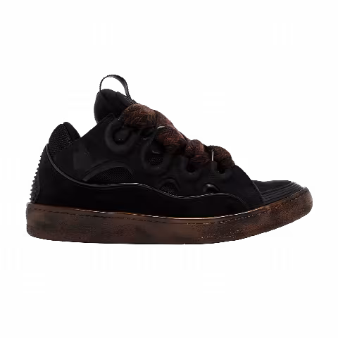 Lanvin Curb Sneakers 'Tortoise Effect - Dark Brown'