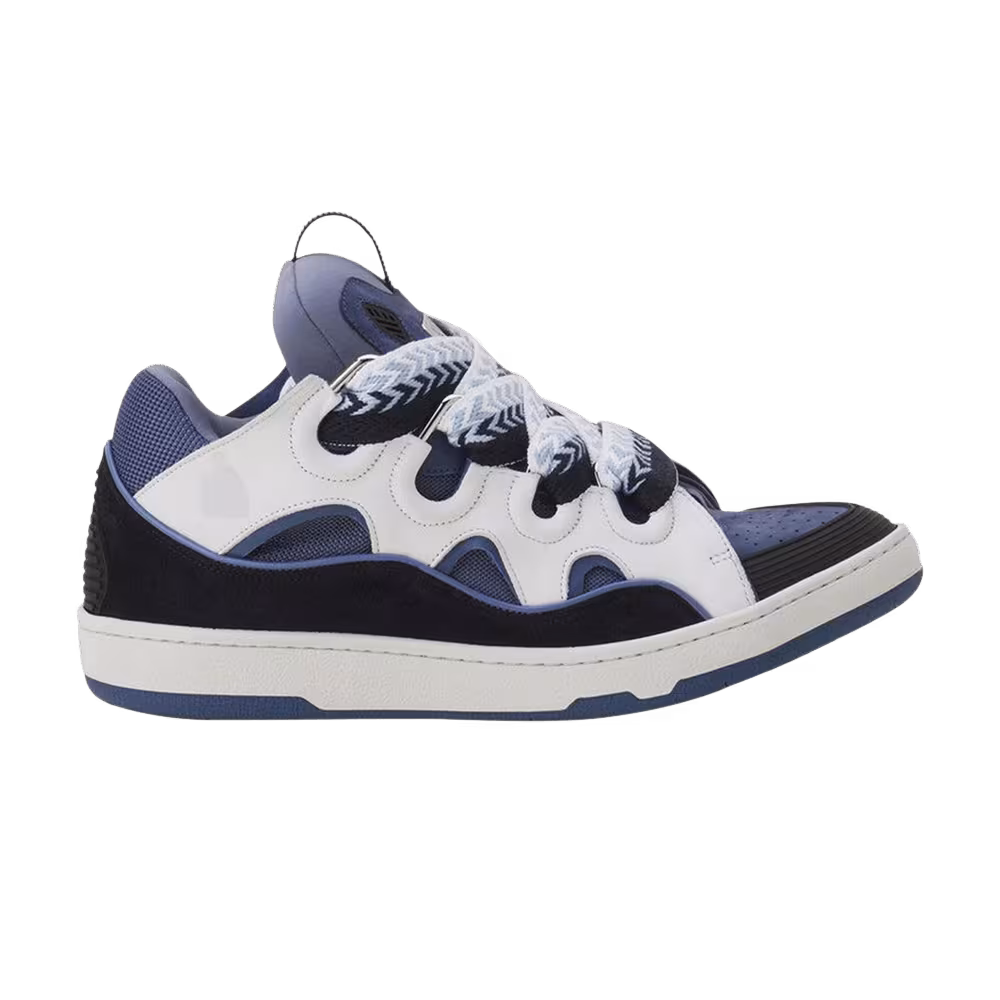 Lanvin Curb Sneakers Black Navy Blue