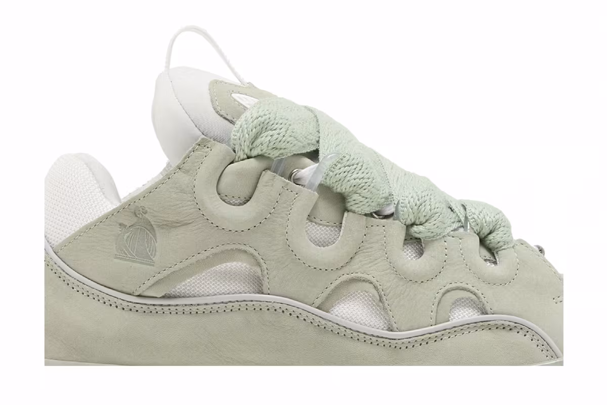 Lanvin Curb Sneakers Sage, view 3