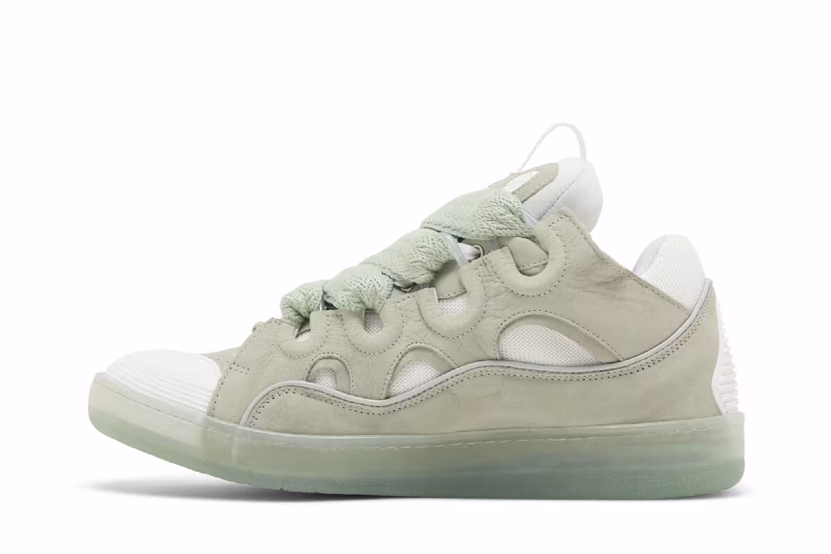 Lanvin Curb Sneakers Sage, view 4