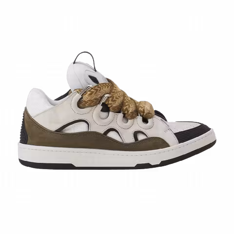 Lanvin Curb Sneakers 'Blanc Kaki'