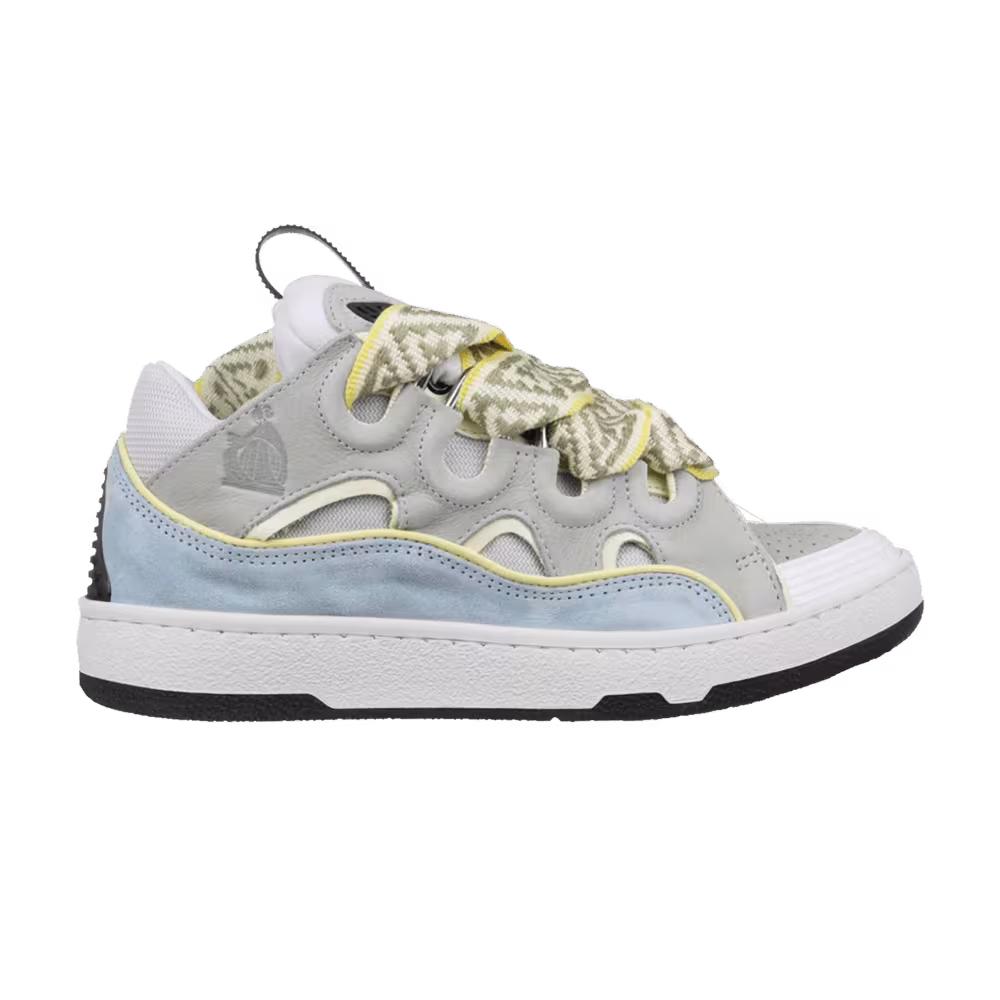 Lanvin Women's Curb Sneakers Blue Grey