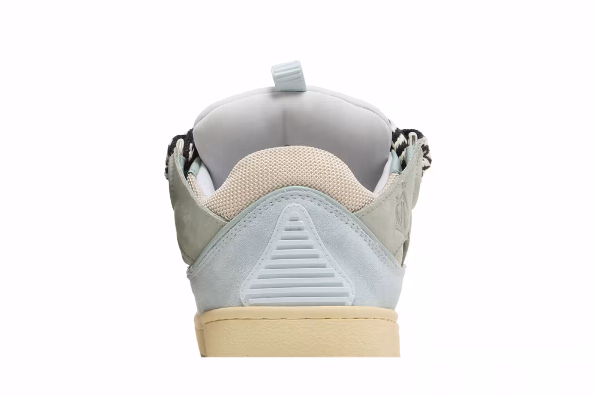 Lanvin Women's Curb Sneakers Light Blue, view 8
