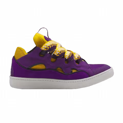 Lanvin Curb Sneakers 'Purple Yellow'
