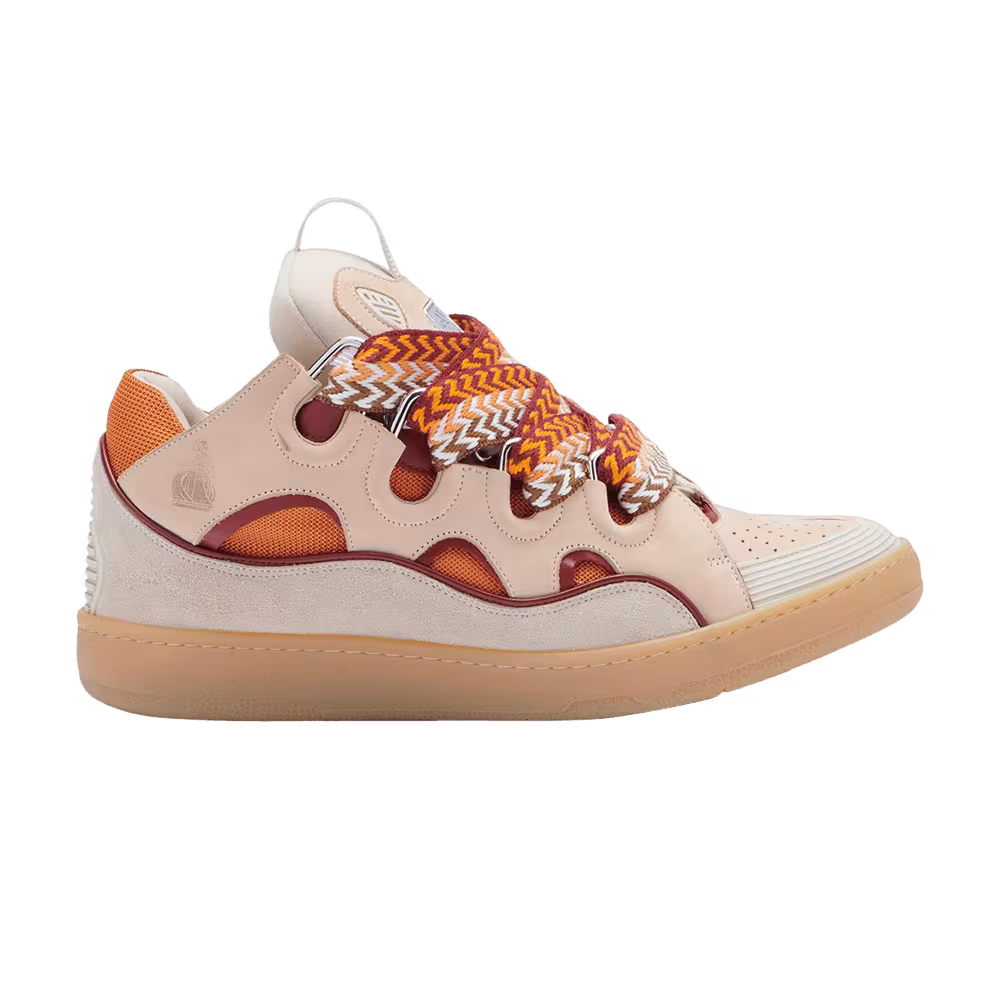Lanvin Curb Sneakers Pale Pink Mango
