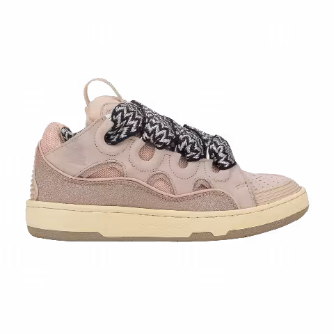 Lanvin Wmns Curb Sneakers 'Pink Glitter'