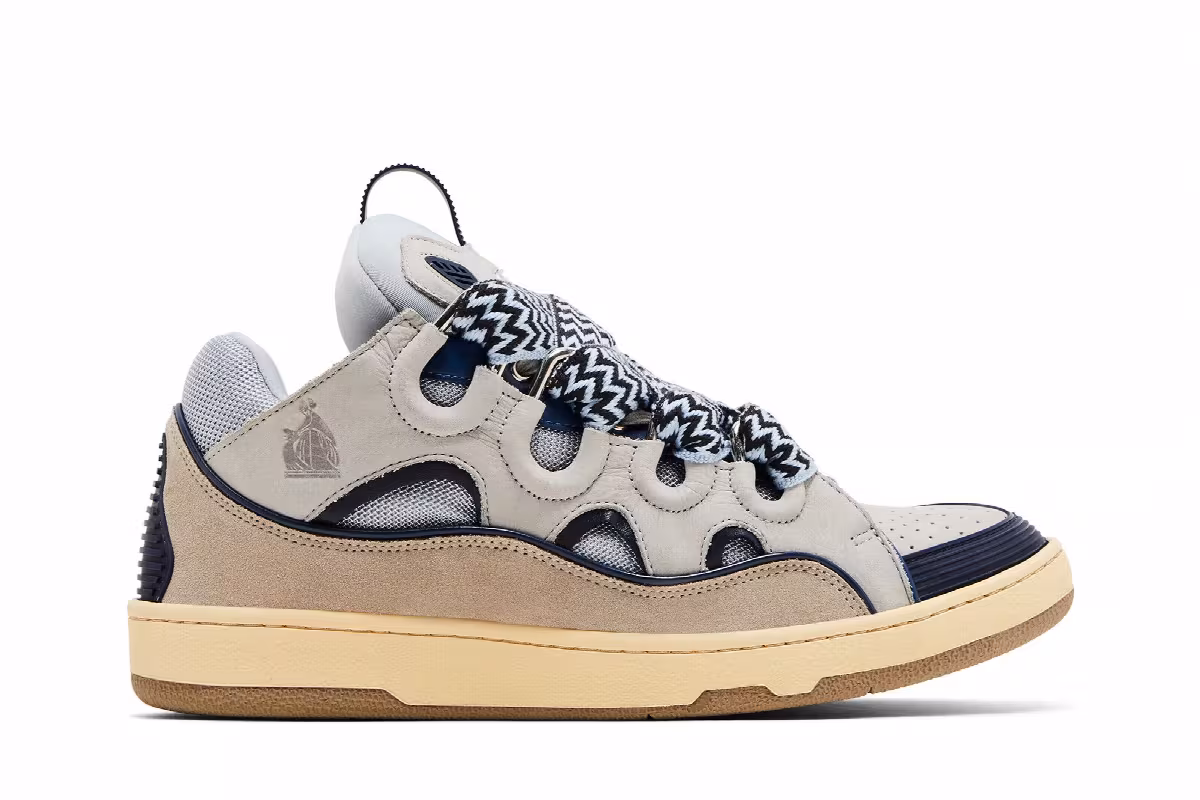 Lanvin Curb Sneakers Vanille, view 2