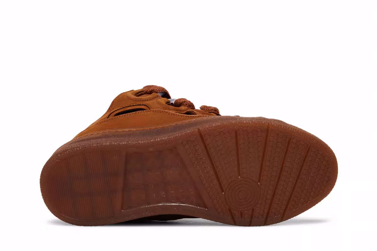 Lanvin Curb Sneakers Tan, view 5