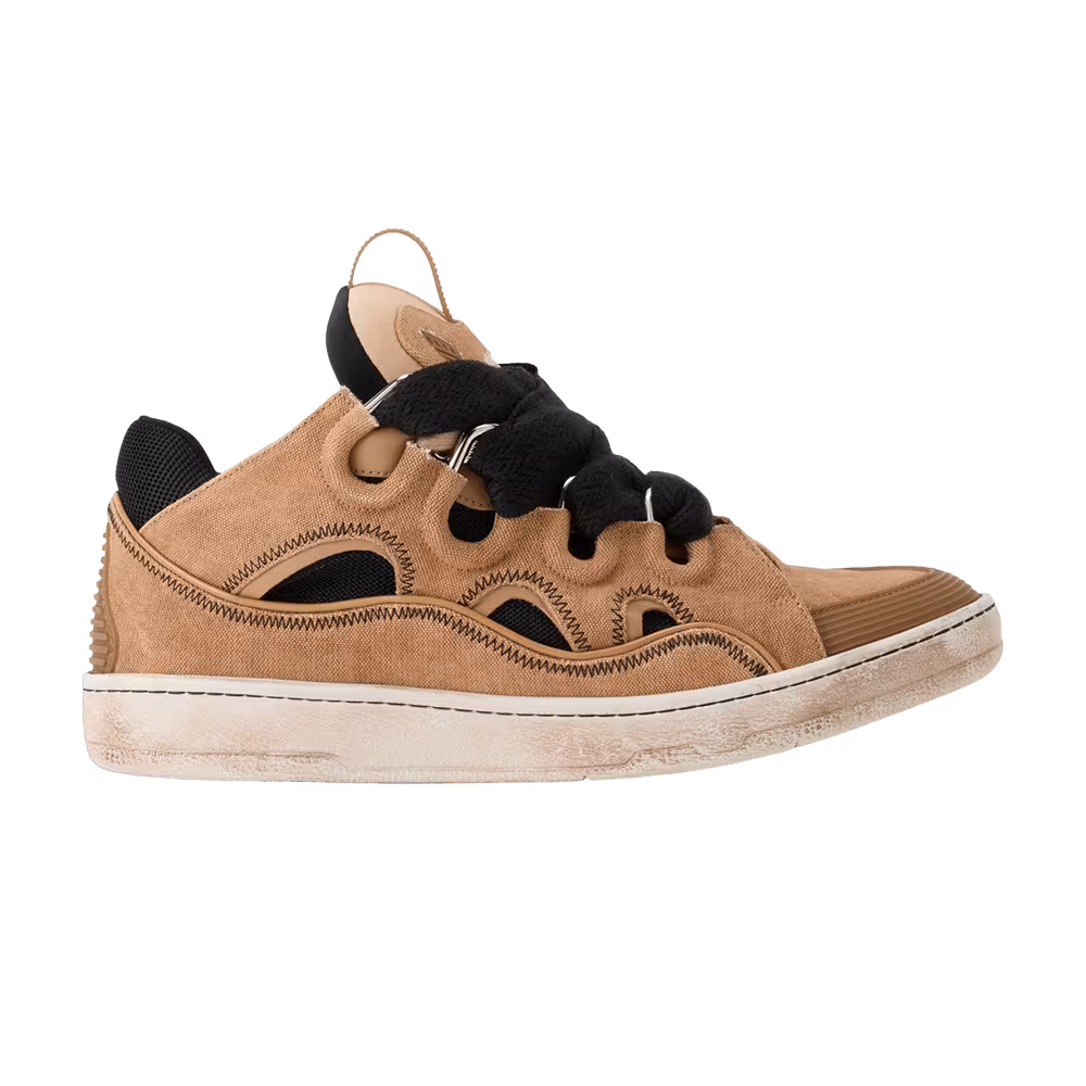 Lanvin Curb Sneaker Camel Amber