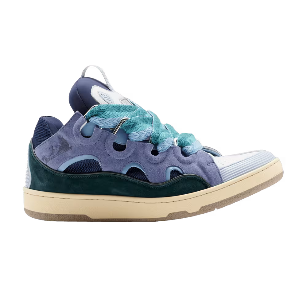 Lanvin Women's Curb Sneakers Blue Purple Green