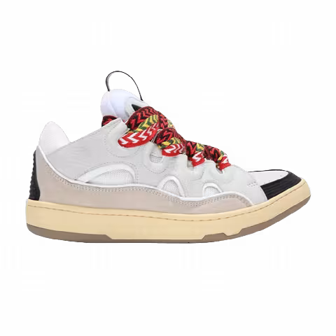 Lanvin Leather Curb 'White Black Gum'