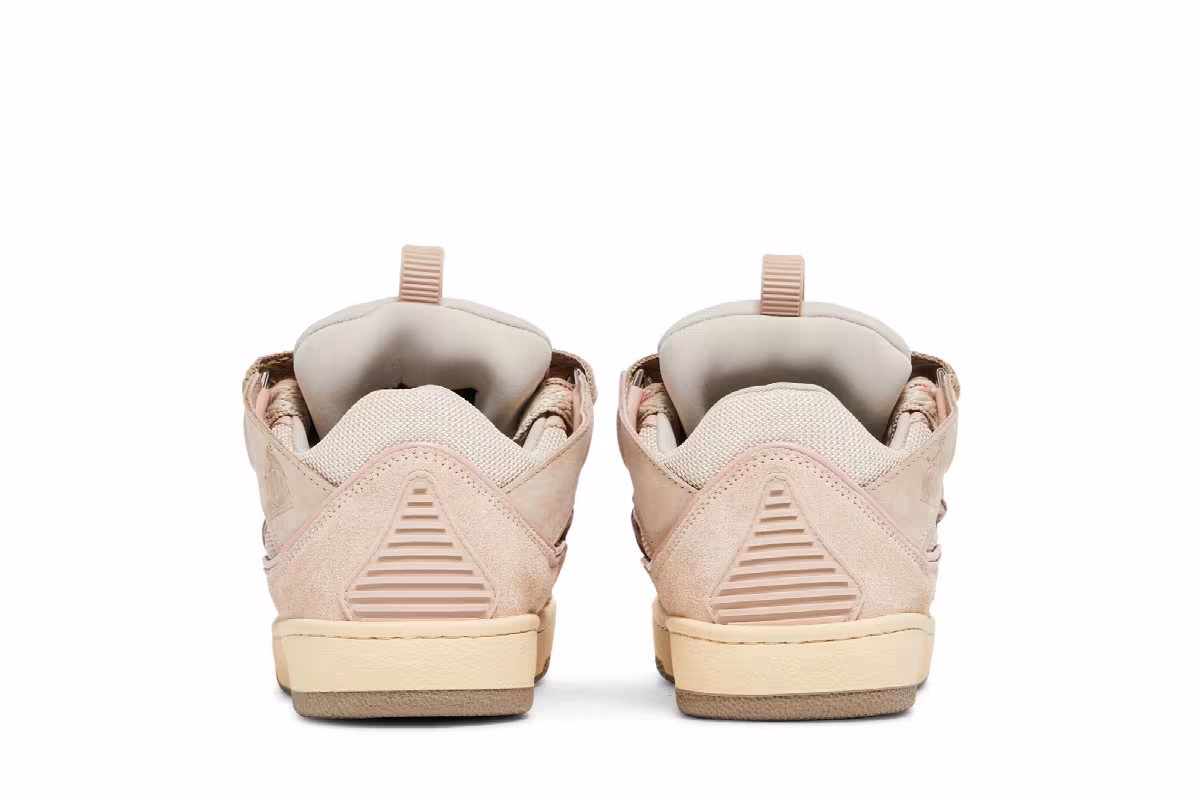Lanvin Women's Curb Sneakers Nude, view 7